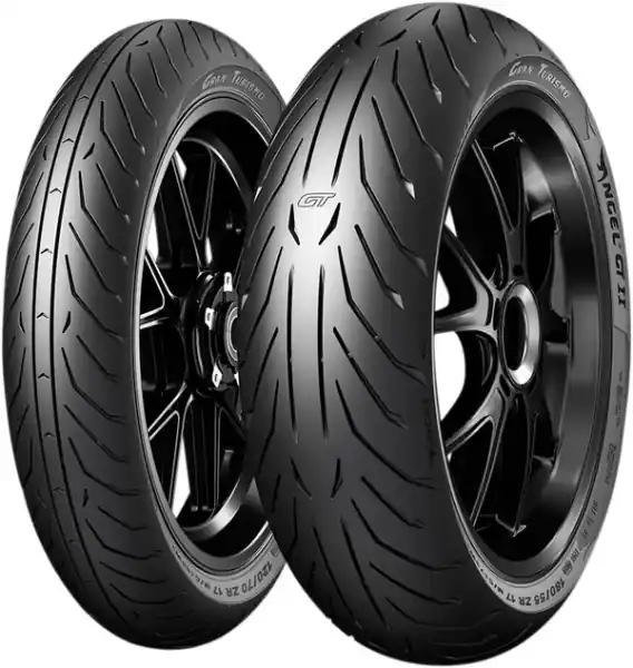 Set anvelope 120/70ZR17 + 180/55ZR17 Pirelli Angel GT II Plată securizată
