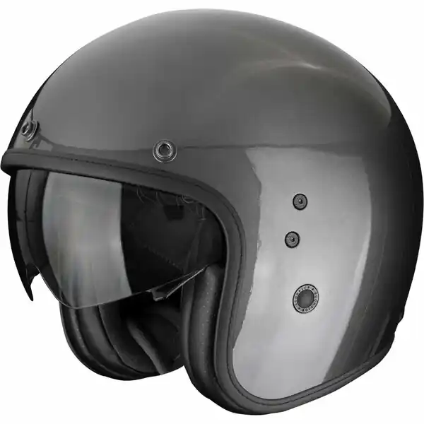 Casca open face SCORPION BELFAST EVO SOLID XXL Gri deschis Ultima șansă