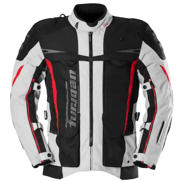 Cel mai vândut Geaca Moto Furygan Montroc Kevlar Primaloft 3In1 Negru/Alb/Rosu XXL