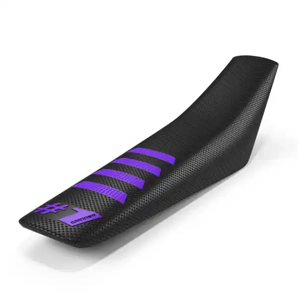 Comandă acum Husă Universală pentru Șa ONEGRIPPER RIBBED Negru/Mov – Enduro & Motocross