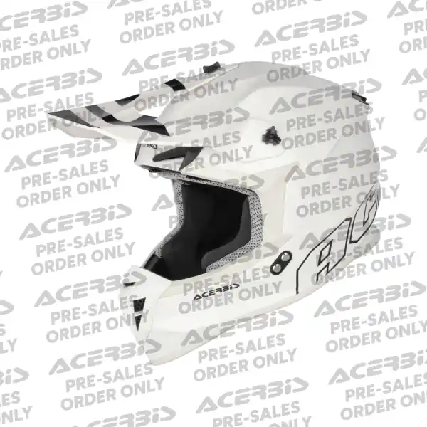 Lichidare de stoc Casca Acerbis Linear 22-06 Solid Color Alb 3 L