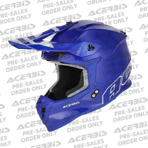 Casca Acerbis Linear 22-06 Solid Color Albastru XS Lichidare de stoc