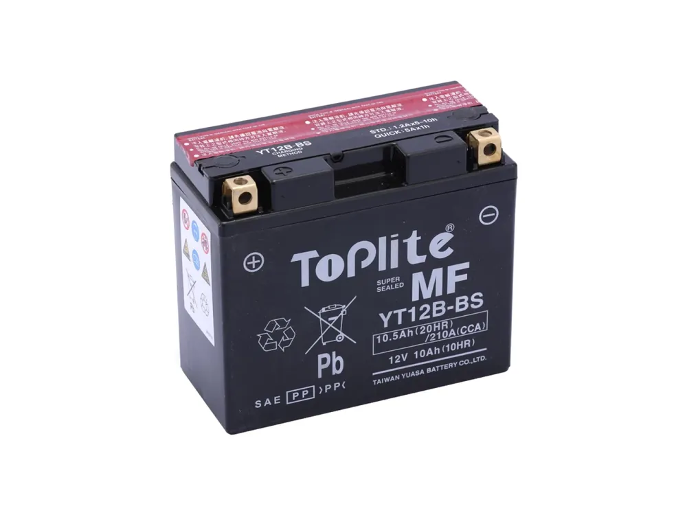 ACUMULATOR TOPLITE YUASA - YT12B-BS = GT12B-4 (FARA INTR. INCL. ACID) Chilipir