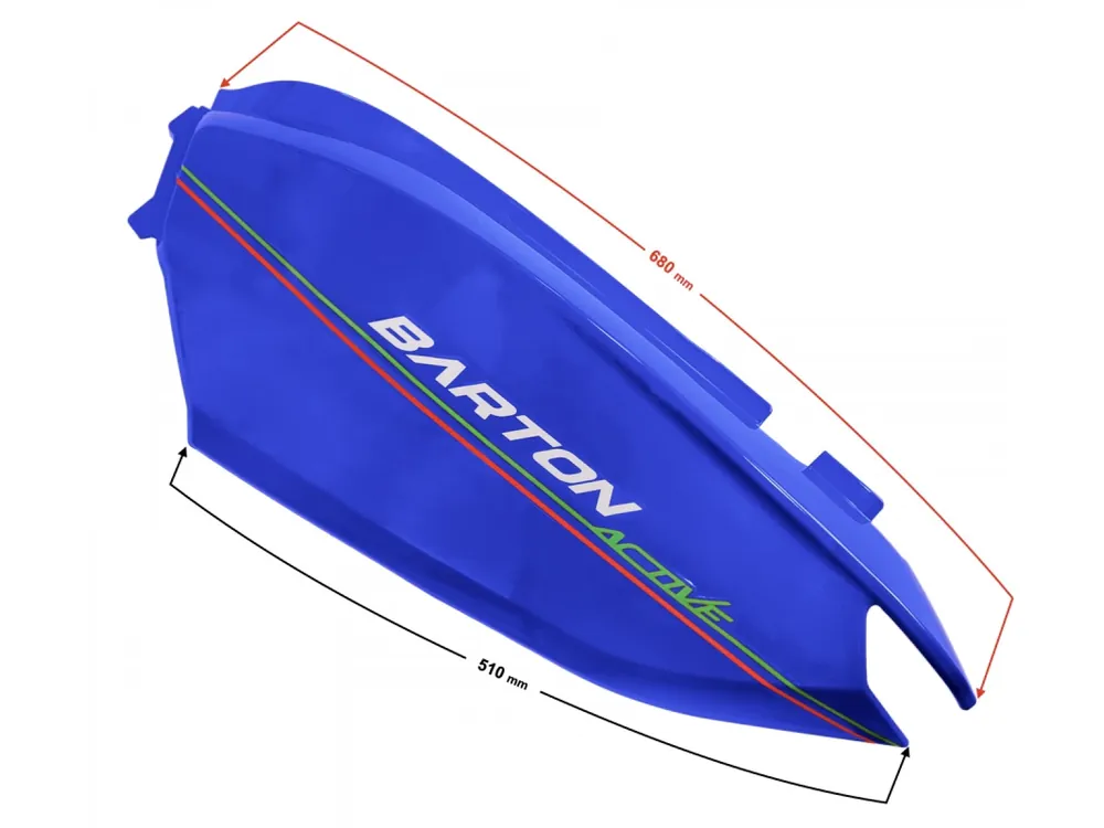 Rear Cover left (rear part) blue Active 50cc Euro 5 Comandă acum