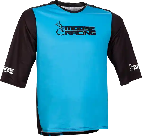 Tricou MTB Moose Racing 3/4 Blue S Promoție