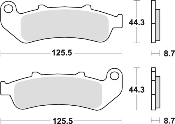 Ofertă de sezon Placute frana fata/spate TRW Sinterizate STREET HONDA CBR 1000 F DUAL ‘93-‘00