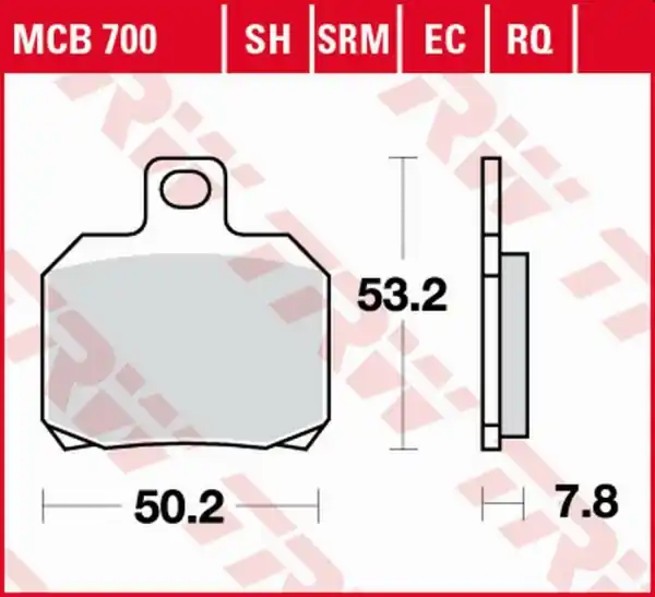 Bestseller Placute frana spate TRW Organice SPORT DUCATI HYPERMOTARD 950 ‘19 -/1000/1200 MULTISTRADA/V4 PANIGALE ‘18 -/KTM RC8 1190 ‘09 -‘15/SUPERDUKE 1290 ‘14 -‘20/MOTO GUZZI V7 750 ‘08 - ‘14/MV AUGUSTA BRUTALE 800 ‘13 -