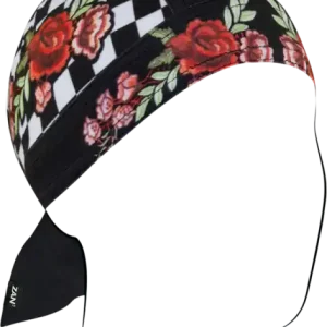 Bandana Zan Headgear SportFlex Flydanna Check Floral Chilipir