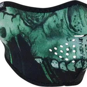 Masca Zan Headgear Neoprene Half Mask Cyber Skull Plată securizată