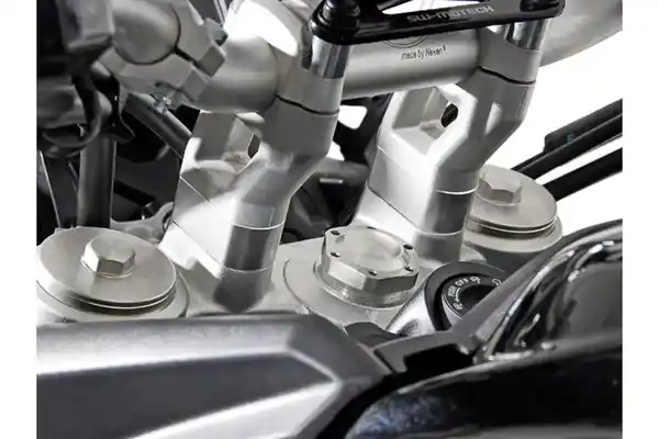 Suport pentru ghidon de 20 mm, argintiu, vopsit prin pulverizare Doar azi