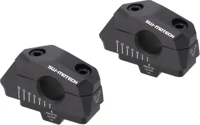 Calitate înaltă Suport variabil pentru ghidon cu diametrul de 22 mm, anodizat