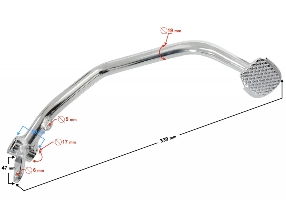 (WHOLESALE) Rear brake lever Ranger Classic E5 Vezi acum