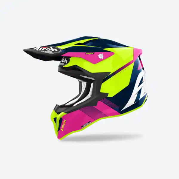 Casca Enduro Airoh Strycker Blazer Blue/Pink Gloss Ultima șansă