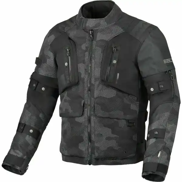 Vezi acum Geaca textil impermeabila MACNA HIGERA 3XL Negru/Gri camo
