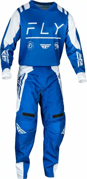 Livrare rapidă Combo Echipament Mx/Enduro Fly F-16 True Albastru/Alb