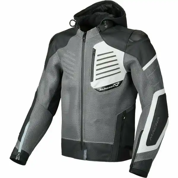 Vezi acum Geaca de vara piele/textil MACNA RISANT 50 Gri/Negru