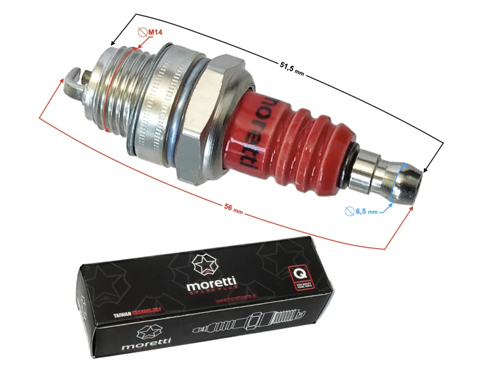 Vezi acum Spark plug BM6A Pocket, red
