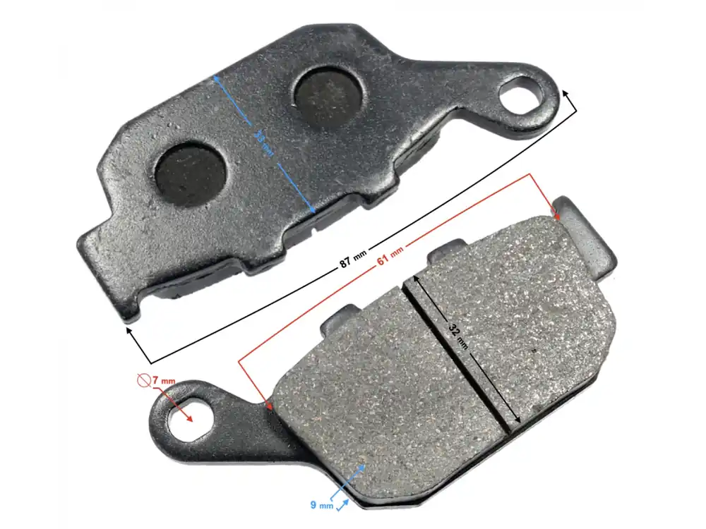 (WHOLESALE) Brake pads rear Stratos 125 Reducere de preț