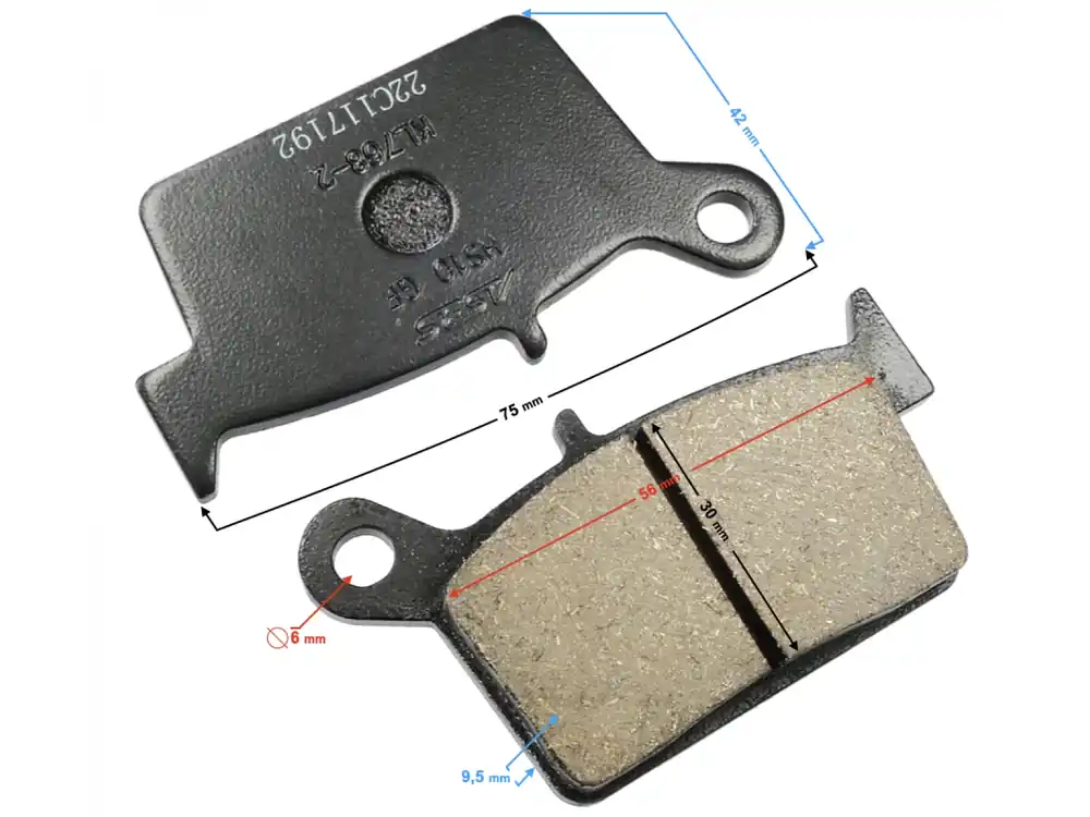 (WHOLESALE) Rear Pads VOGE 300 Rally (292400029-0001) Livrare rapidă