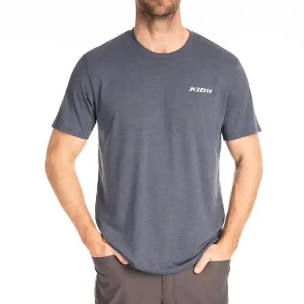 Plată sigură Tricou Klim Saddle Mountain Tri-blend Coyote Brown Heather - White