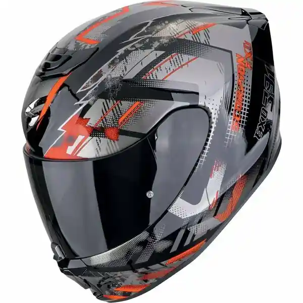 Bestseller Casca integrala SCORPION EXO-391 CLUTTER XS Negru/Rosu