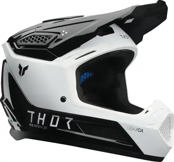 Expediere rapidă Casca THOR Fleet Storm White/Black 2XL