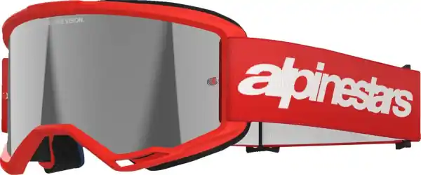 Ochelari Alpinestars Vision 3 Wordmark Red Ofertă specială