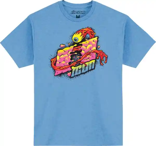 Disponibil imediat ICON Scatterbrain T-shirt Blue L
