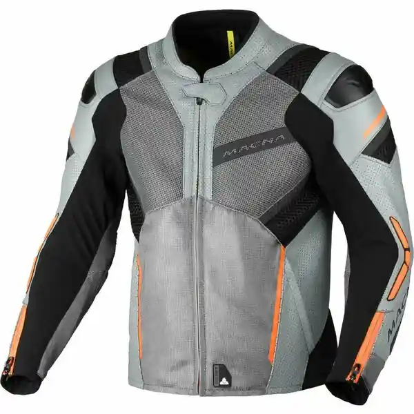 Geaca de vara piele/textil MACNA GALVIC Negru 48 Cel mai bun preț