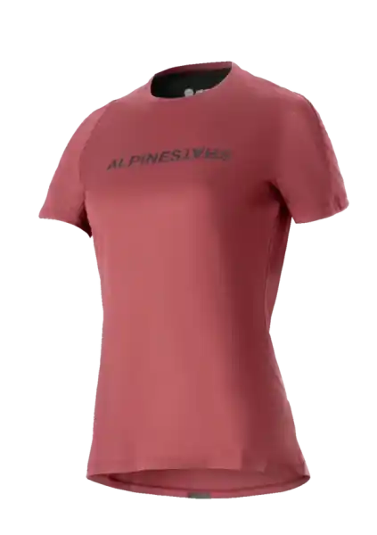 Tricou cu mâneci scurte Alpinestars Stella A-dura Dri Switch, culoare burgund, mărime XS Super ofertă