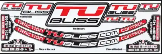 Set stickere janta Tubliss Cel mai bun preț