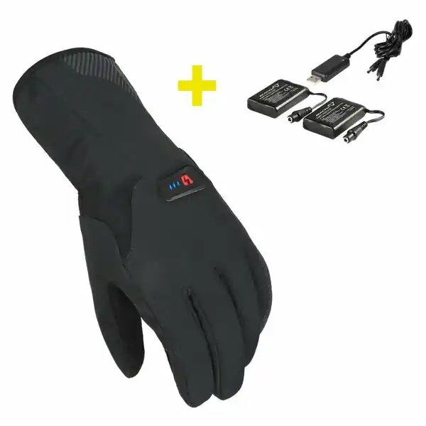 Manusi electrice cu incalzire MACNA SPARK KIT L Negru/Galben fluo Ultima șansă