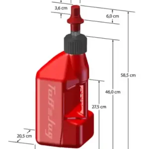Ofertă specială Canistrǎ Tuff Jug cu Gradație și cap Ripper, Capacitate 10 Litri, Culoare roșu
