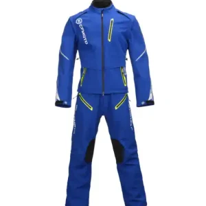 SET ECHIPAMENT MOTO CFMOTO RALLY TEXTIL – JACHETĂ + PANTALONI, ALBASTRU / GALBEN Livrare expres