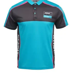 TRICOU POLO CFMOTO MOTOGP – ALBASTRU / NEGRU Ofertă exclusivă