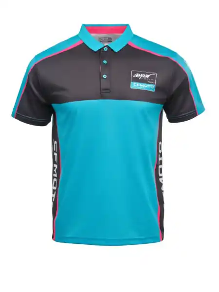 TRICOU POLO CFMOTO MOTOGP – ALBASTRU / NEGRU Ofertă exclusivă