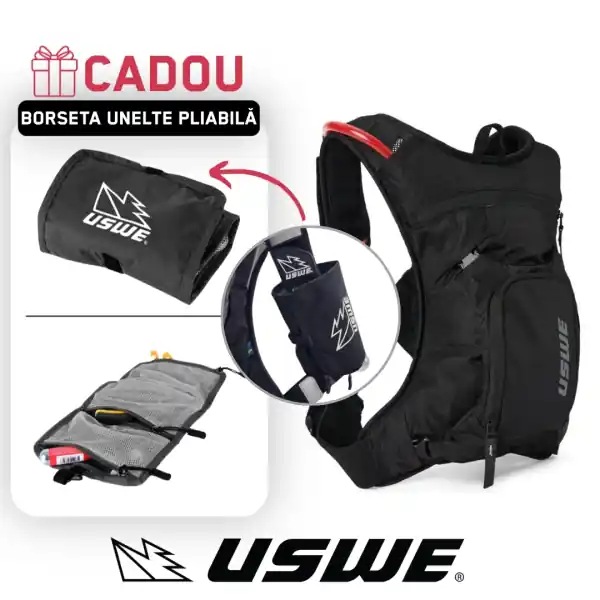 Rucsac Hidratare USWE MTB Moto Hydro 3 Black Premium