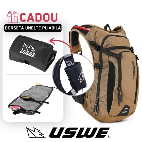 Lichidare de stoc Rucsac Hidratare USWE MTB Hydro 9 Bronze