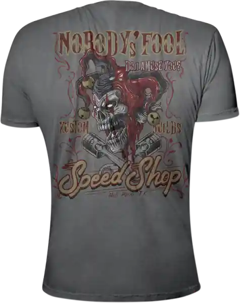 Nobody‘s Fool T- Shirt Gray L + Chilipir