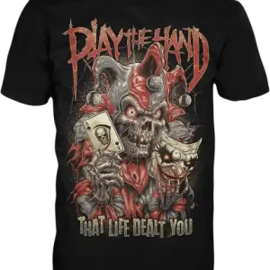Comandă acum Play The Hand T-shirt Black XL