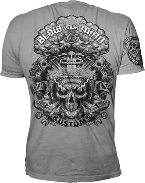 Blow Your Mind T-shirt Gray 2XL Promoție