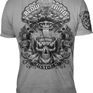 Blow Your Mind T-shirt Gray 4XL Cel mai vândut