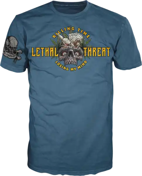 Killing Time T-shirt Blue M Reducere specială