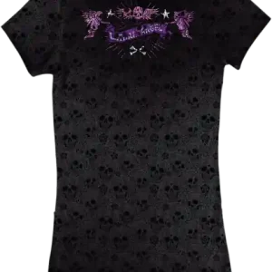 Women‘s Day Of The Dead Gun T-shirt Black XL Livrare rapidă