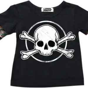 Youth Tattoo Sleeve T-shirt Black 3T Disponibil imediat