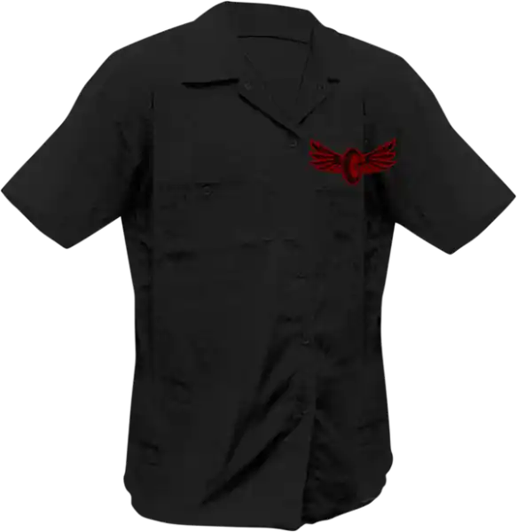 Crooked Piston Shirt Black L + Ultima șansă
