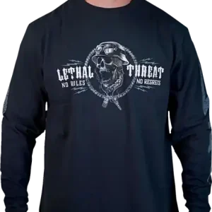 Comandă acum Flash And Bones Long-sleeve T-shirt Black XL