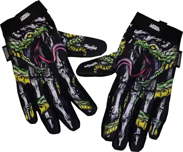 Glove Snakebite Blk 2x Black 2XL Disponibil imediat
