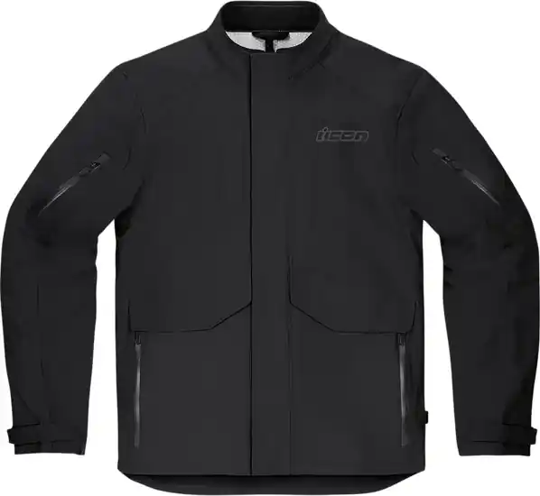 Geaca Textil Icon Stormhawk Black 2XL Cumpărături sigure