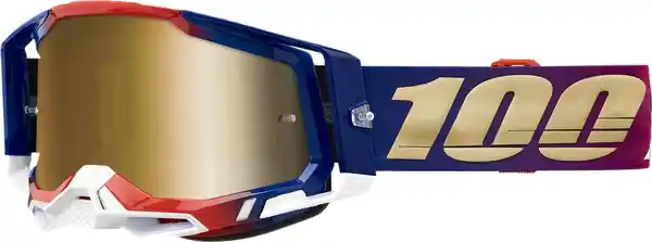 Doar azi Ochelari 100% Racecraft 2 United Gold Lentila colorata